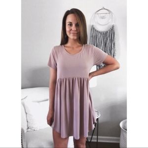 Short Sleeve Babydoll Tunic / Dress